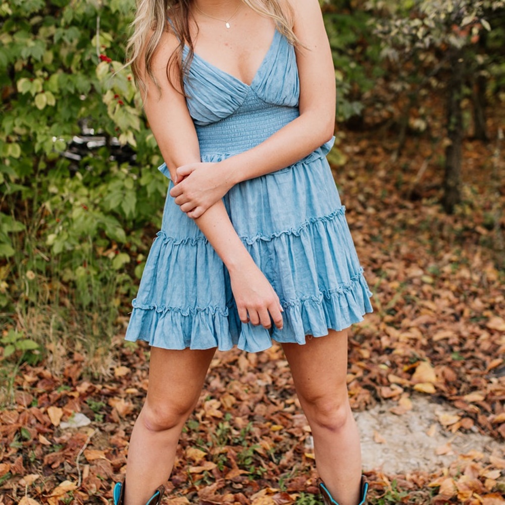 Fabrik blue mini dress